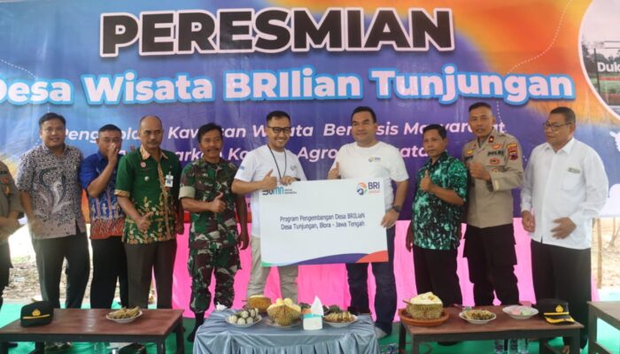 Kampung Wisata Brilian Tunjungan, Binaan BRI Blora Diresmikan Bupati Arief Rohman